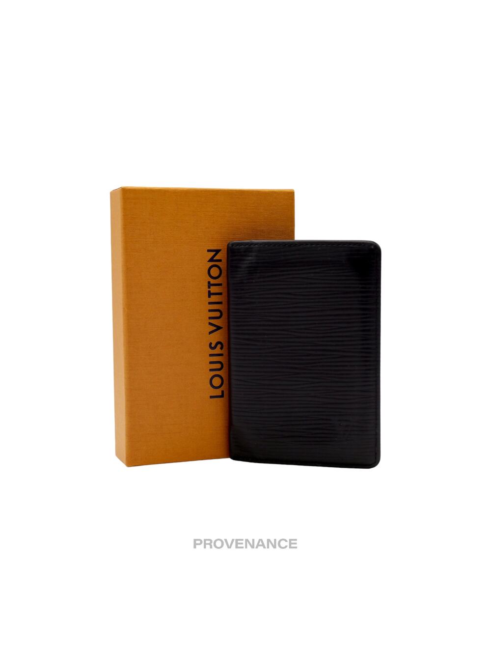 🔴 Louis Vuitton Pocket Organizer Wallet - Black Epi Leather